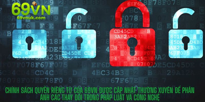 Chính sách quyền riêng tư của 69VN được cập nhật thường xuyên để phản ánh các thay đổi trong pháp luật và công nghệ