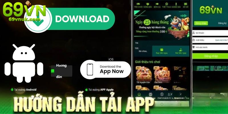 Hướng Dẫn Tải App 69VN Trên Các Thiết Bị Di Động